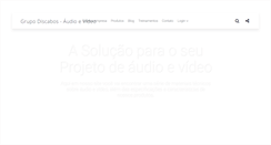 Desktop Screenshot of discabos.com.br